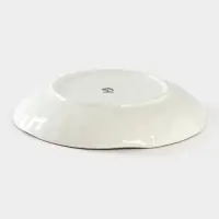 Тарелка глубокая Доляна &laquo;Космос&raquo;, 550 мл, d=21.5 см, фарфор, белая, синяя