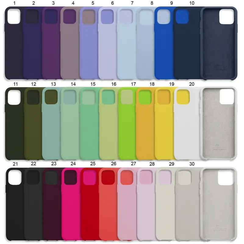 Чехол для iPhone 11 Silicone Сase APL WS (с лого)