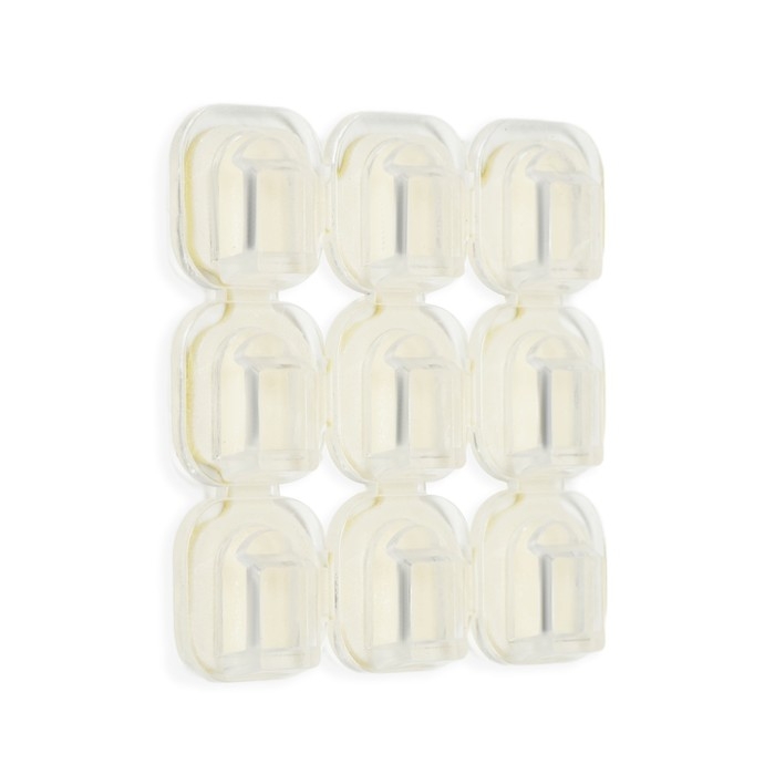 Держатель самоклеящийся для проводов и гирлянд ТУНДРА krep, 15х15 мм, 90 шт.