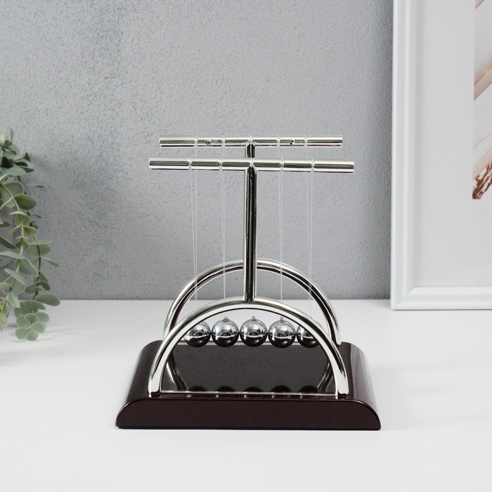 Маятник Маятник "Шары техно" квадрат столбик 18 x 17 x 15 см