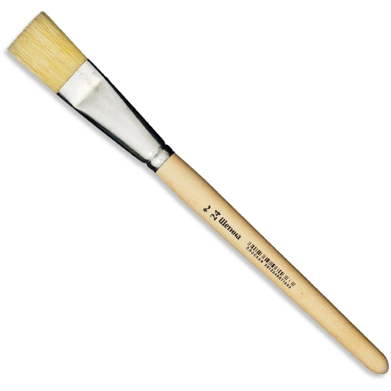 Кисть щетина плоская №24