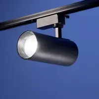 Трековый светильник Luazon lighting, LTL-013, 30 Вт, 2100 Лм, 6500 K, чёрный, свечение холодное белое