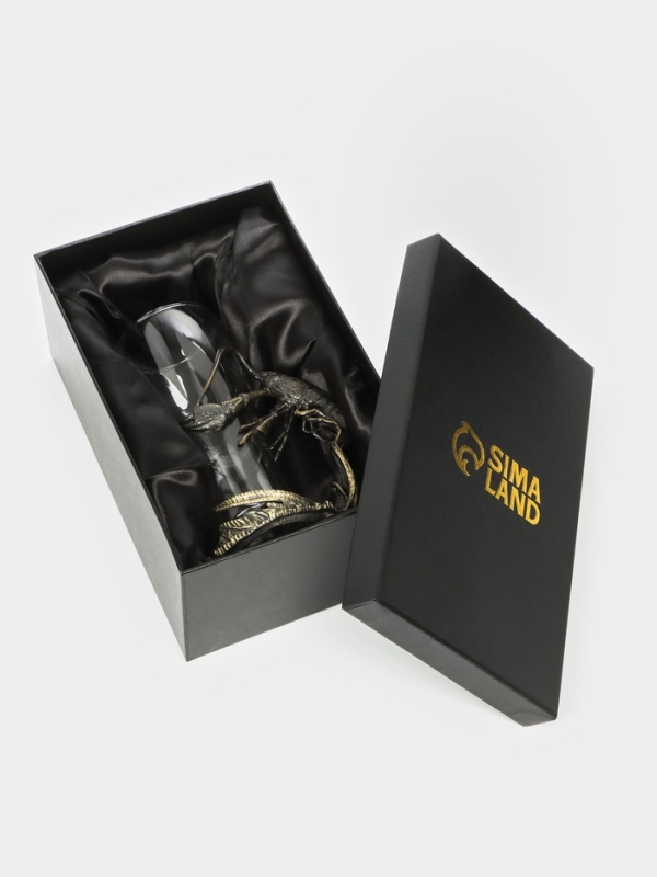 Бокал для пива Бокал для пива "Рак", 9.2 х 18.5, мельхиор