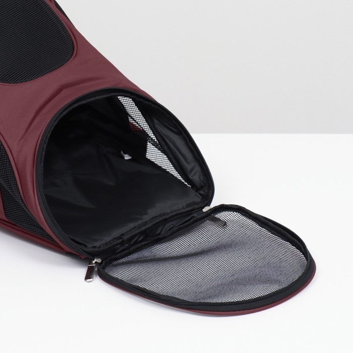 Рюкзак для переноски кошек и собак, 31,5 х 25 х 33 см, коричневый Рюкзак для переноски кошек и собак, 31,5 х 25 х 33 см, коричневый