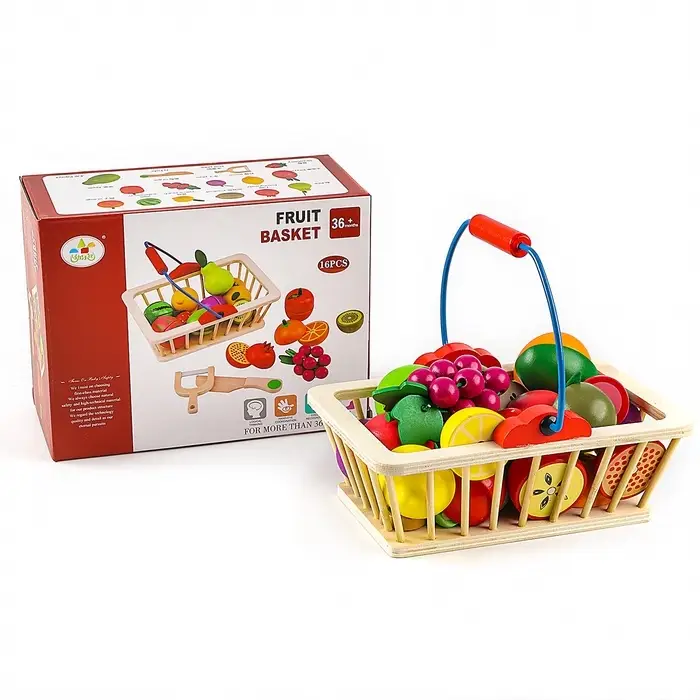 Игровой набор &laquo;Корзина с фруктами&raquo;, 16 продуктов