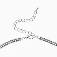 Гарнитур 2 предмета: кулон, серьги &laquo;Элегантность&raquo;, кисточки, белые в серебре, 50 см