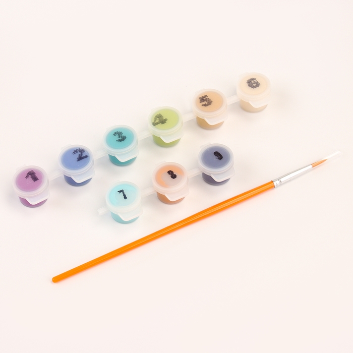 Картина по номерам «Котёнок», 20 × 20, на холсте, с подрамником Картина по номерам «Котёнок», 20 × 20, на холсте, с подрамником