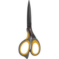 Ножницы Deli 175мм,прорезиненные ручки,лезвия из нержавеющей стали,блистер