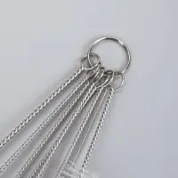 Ёршики, набор 8 шт., диаметры: 4, 3, 2, 1.5, 1, 0.5, 0.3 см, с кольцом, ворс белый