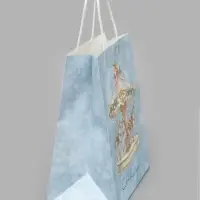 Пакет подарочный крафтовый &laquo;Новогодние праздники&raquo;, 22&times;25&times;12 см