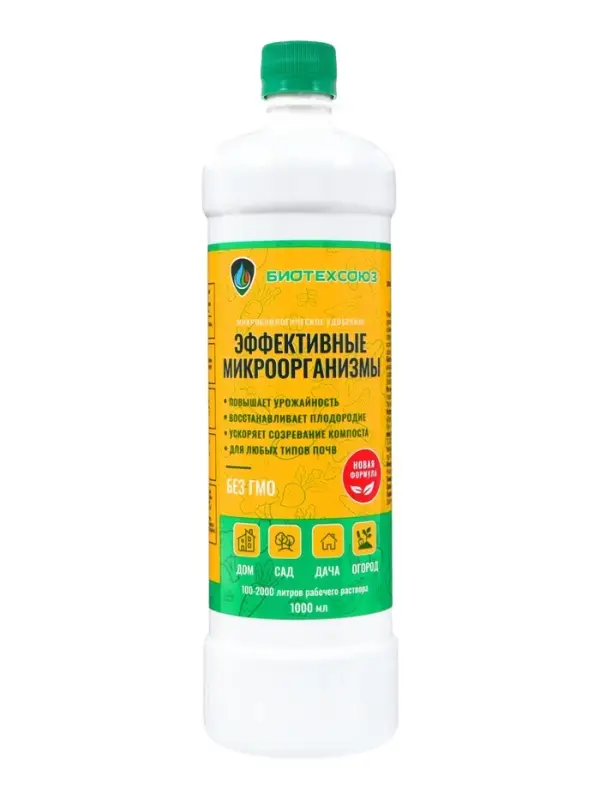 Удобрение &laquo;Биотехсоюз&raquo;, стимулятор, для всех видов культур, биоудобрение,1 л