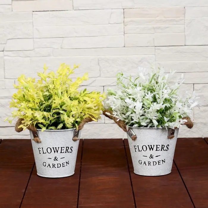 Искусственный цветок в горшке &laquo;Садовый рай&raquo;, колокольчики, 11&times;20 см, МИКС