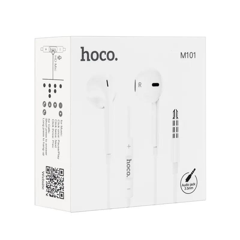 Наушники M101 HOCO белый
