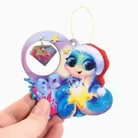Елочная игрушка «Нежность» 6 шт., 8.8×8.7 см