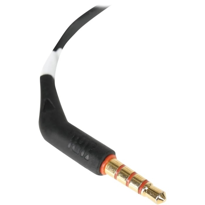 Наушники JBL T110, вакуумные, микрофон, 100дБ, 16 Ом, 3.5 мм, 1.2 м, черные