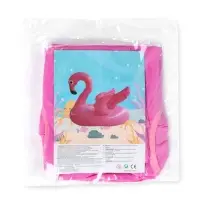 Круг для плавания &laquo;Фламинго&raquo;, надувной, d=65 см, от 3 лет, с сиденьем, розовый