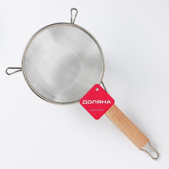 Сито для просеивания с ручкой Доляна «Стандарт», d=18 см Сито для просеивания с ручкой Доляна «Стандарт», d=18 см