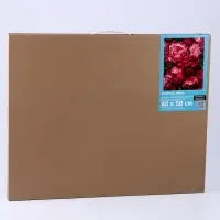 Картина по номерам на холсте с подрамником "Красочные пионы" 40*50 см