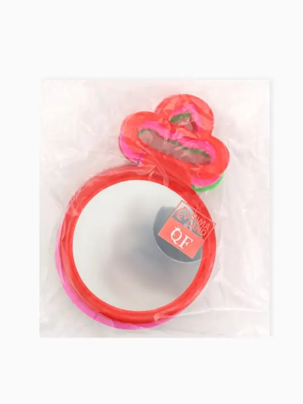 Зеркало настольное, круглое, настенное, 11.5&times;17.8 см, (d=9.5 см), МИКС