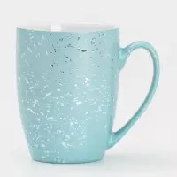 Кружка Доляна &laquo;Блеск&raquo;, 350 мл, керамика, голубая