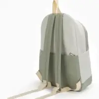 Рюкзак школьный на молнии, с карманами, с рисунком, размер 30&times;14&times;43 см, зелёный