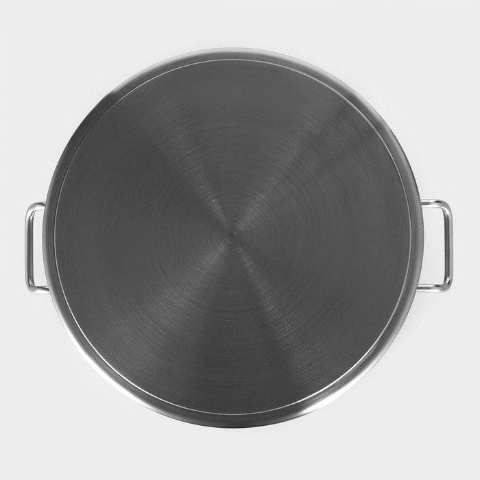 Кастрюля из нержавеющей стали Hanna Knövell, 47 л, d=45 см, h=28 см, толщина 1 мм, дно ТРС, толщина дна 4,6 мм, 201 сталь, металлическая крышка, индукция Кастрюля из нержавеющей стали Hanna Knövell, 47 л, d=45 см, h=28 см, толщина 1 мм, дно ТРС, толщина дна 4,6 мм, 201 сталь, металлическая крышка, индукция