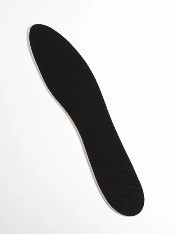 Стельки для обуви, универсальные, влаговпитывающие, р-р RU до 46 (р-р Пр-ля до 46), 29 см, пара, чёрные