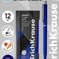 Ручка шариковая ErichKrause. Smart, автоматическая, синий стержень, узел 0.7 мм, под логотип