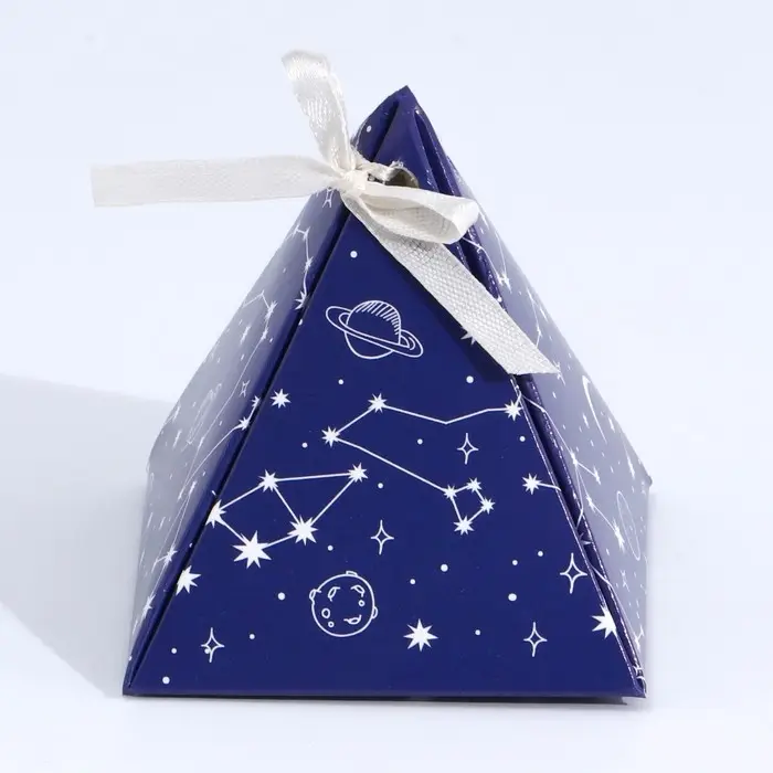 Коробка бонбоньерка, упаковка подарочная, «Космос», 7 х 7 х 7,5 см Коробка бонбоньерка, упаковка подарочная, «Космос», 7 х 7 х 7,5 см