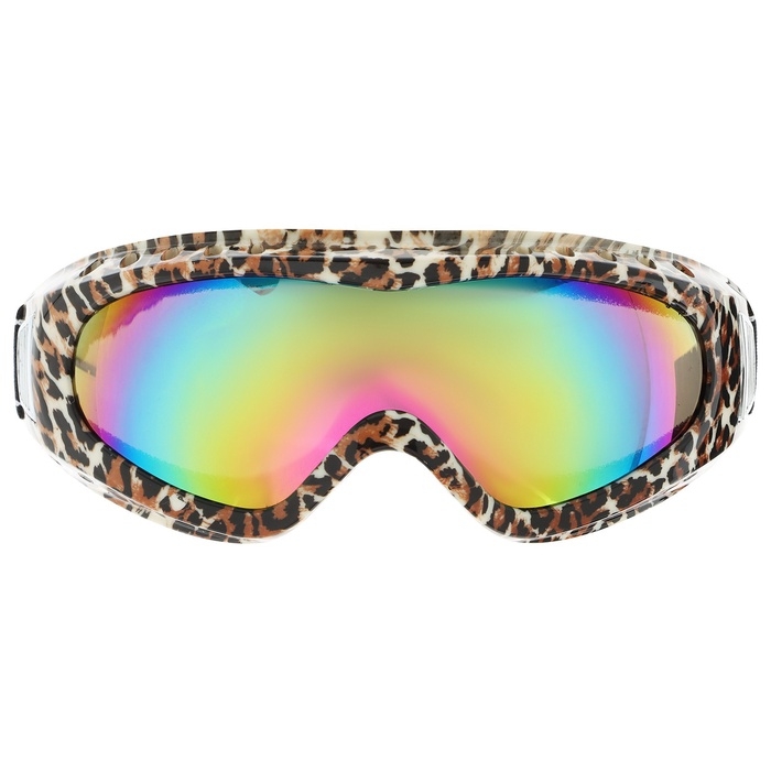 Маска горнолыжная, цвет леопард Маска горнолыжная, цвет леопард