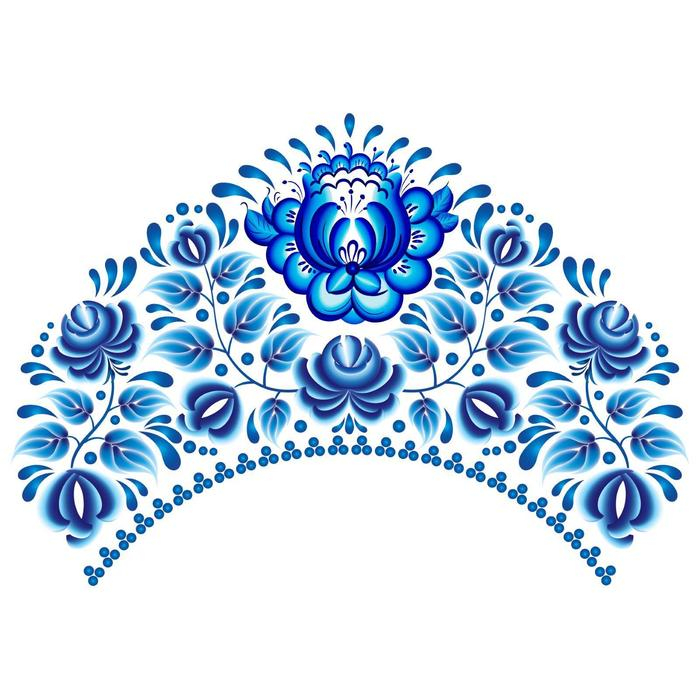 Термотрансфер «Гжель цветы», 31 х 22,5 см, набор 10 шт. Термотрансфер «Гжель цветы», 31 х 22,5 см, набор 10 шт.