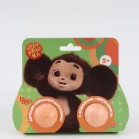 Бомбочки для ванны детские, 2&times;40 г, аромат апельсин, Чебурашка