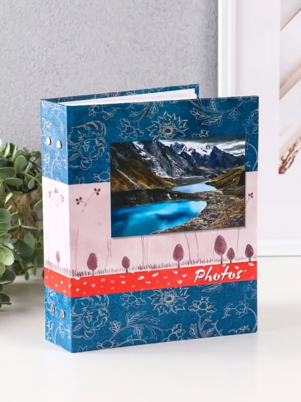 Фотоальбом 200 фото 10X15см, Фотоальбом 200 фото 10X15см, "Горное озеро", ПП карм.