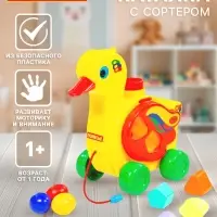 Игрушка-каталка с сортером &laquo;Уточка-несушка&raquo;