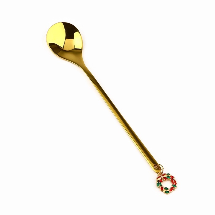 Ложка с подвесом «В Новый год для тебя», 2,7 х 14,8 см