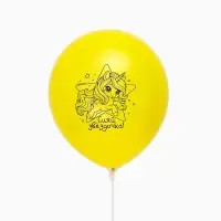 Воздушные шары латексные 12" &laquo;Единороги&raquo;, набор 25 штук