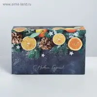 Коробка подарочная - книга &laquo;С Новым годом&raquo;, 20&times;12.5&times;5 см