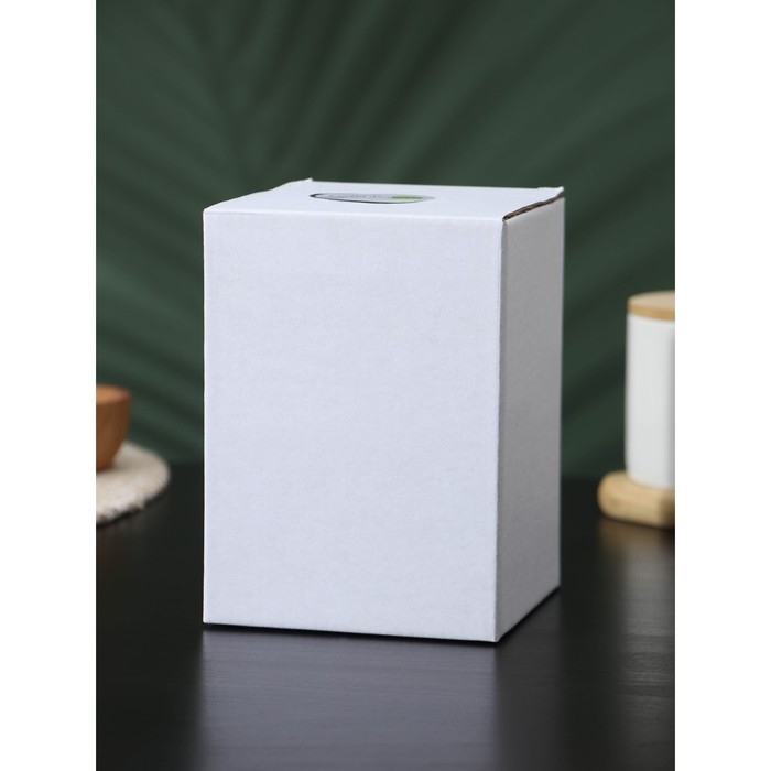 Банка стеклянная для хранения сыпучих продуктов BellaTenero &laquo;Эко. Трапеция&raquo;, 900 мл, 10,5&times;14,5 см, с бамбуковой крышкой