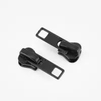 Бегунок для молнии &laquo;Трактор&raquo;, №5, 10 шт., чёрный