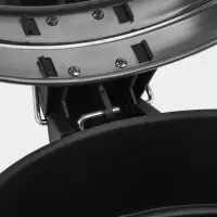 Ведро мусорное с педалью Доляна, 20 л, нержавеющая сталь, хромированное