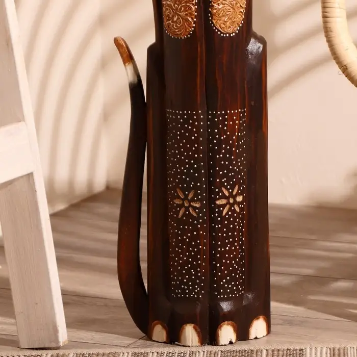 Сувенир дерево "Кошка ажурная. Восточная сказка" 100х18х6,5 см