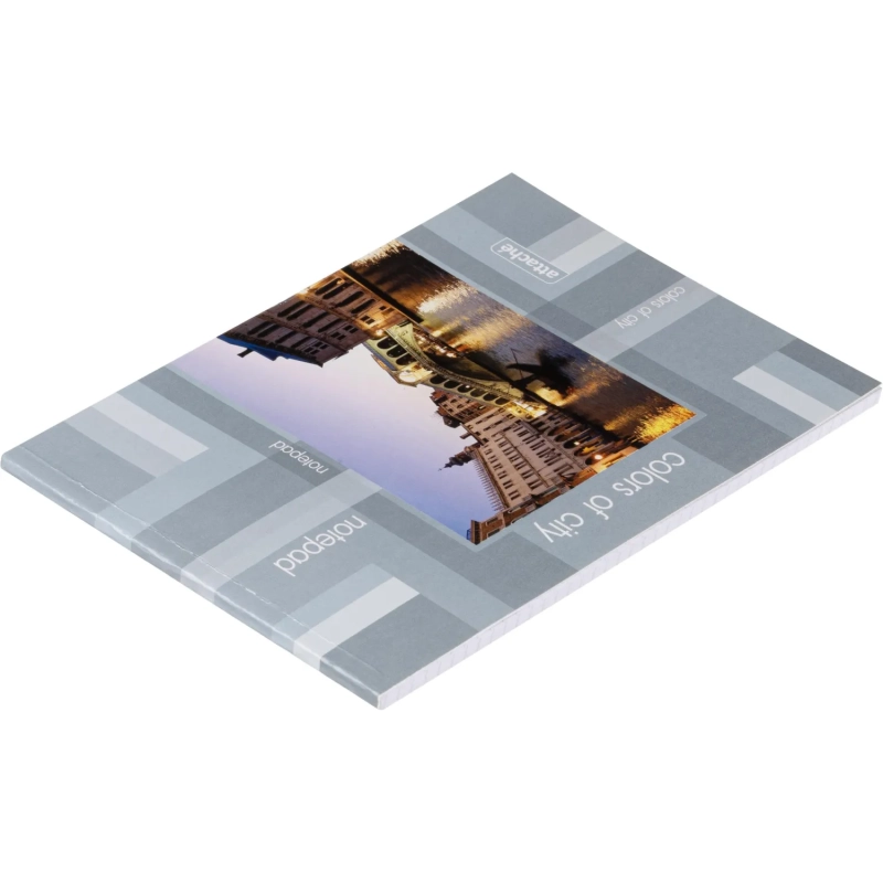 Блокнот на склейке А5 60л. ПЕЙЗАЖ  АТТАСНЕ 8с3 клет.40шт./у