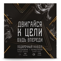 Подарочный набор ежедневник А5, 80 л. и термостакан 350 мл "Для великих планов"