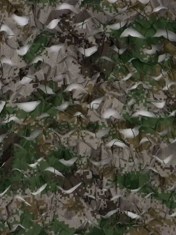 Сетка маскировочная, 4&times;3 м, двухслойная, с завязками, песочно-зелёная, Greengo