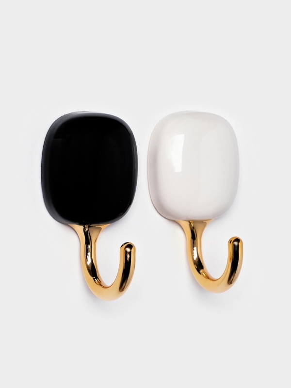 Набор самоклеящихся крючков Набор самоклеящихся крючков "Gold", 2 шт 7,3х3,5х4 см