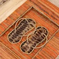 Фотоальбом "Шлепанцы" 10 листов, 19х19х2 см, цв. оранжевый