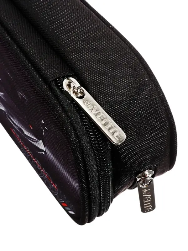 Пенал - футляр deVENTE Luxury Car, 95&times;220&times;70 мм, мягкий, на молнии, 1 отделение, текстиль, чёрный