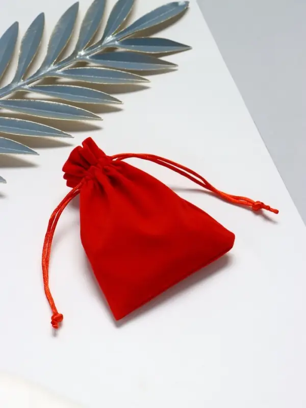 Мешочек бархатный «Классика» 9×12, красный Мешочек бархатный «Классика» 9×12, красный