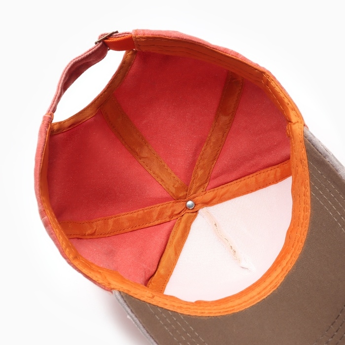 Кепка мужская MINAKU Кепка мужская MINAKU "IBIZA", цвет караловый, размер 56-58