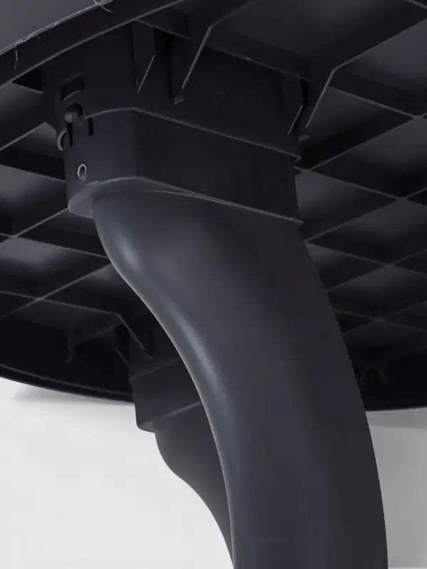 Стол садовый &laquo;Атлант&raquo;, 80&times;80&times;76.5 см, круглый, пластиковый, цвет графитовый